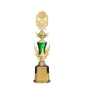 Best Sale T04-4-3 High-grade Plastic Little Sport trophy medal & Plaque with Gold Badge for Winners