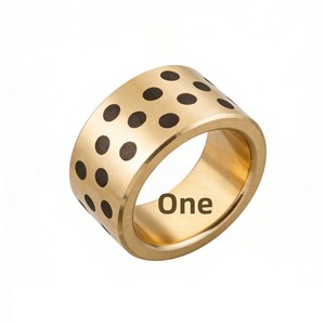 JDB Douille en <span class=keywords><strong>laiton</strong></span> autolubrifiante sans huile, diamètre intérieur 12 mm, type colonne droite, roulement résistant à l'usure pour guide de moule - Product Image 5