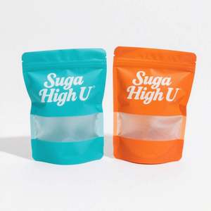 Sachets personnalisés imprimés, pochettes verticales pour aliments pour chiens, sacs d'emballage anti-odeur avec fermeture éclair en Mylar et fenêtre - Product Image 4