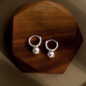 Dylam Metallic Style Luxury Women 18K Gold Plated Beaded <b>Stud</b> <b>Earring</b> Minimalist <b>Silver</b> Fashion <b>Stud</b> <b>Earring</b> - Product Image 2