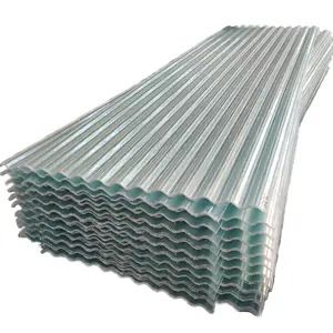 Uv Protect Green House Steel Structure Roof Tile FRP Fiberglass Plastic Clear Roofing Sheet