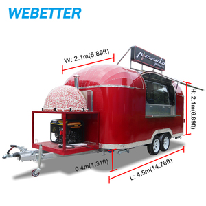 WEBETTER CE Approved Mobile Kitchen And Food Vending Trailers - Product Image 2