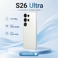 Smartphone S26 Ultra 7,3 pouces 16 Go + 1 To 5G LTE avec prise en charge espagnole, écran OLED 144 Hz, charge rapide 120 W, Octa Core, débloqué, double SIM