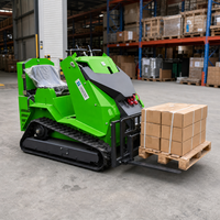 Chargeur compact T390 pour serres et vergers, mini-chargeuse sur chenilles en caoutchouc, capacité de charge nominale de 250 kg, EPA Euro5, utilisation facile