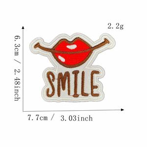 Patchs thermocollants brodés de lettres colorées, patchs en <span class=keywords><strong>tissu</strong></span> fusibles Courage pour chapeaux, vêtements de filles, mignons pour enfants - Product Image 2