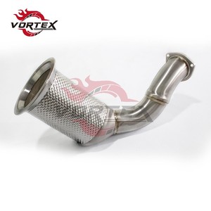 VORTEX SUS304 Échappement Catback + Downpipe pour Porsche Cayenne 2.0T/3.0T 2019-2025 Fixation directe - Product Image 4