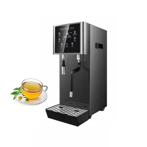 पूरी तरह से स्वचालित दूध फोम स्टीमर वाणिज्यिक 10L गर्म पानी बॉयलर चाय पक मशीन