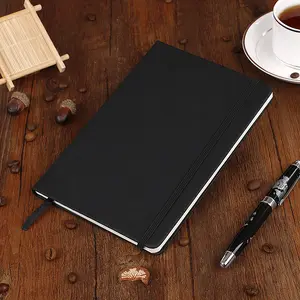 Notebook Low MOQ Wholesale Promotional A4 A5 Business Linen Journals Notebook PU Leather Hardcover Notebook With Custom Logo