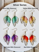 CYNYA ailes de papillon personnalisées boucles d'oreilles faites à la main aile de fée enchantée fête des mères bijoux boucles d'oreilles papillon boucles d'oreilles pendantes