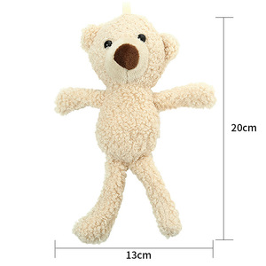 Gros dessin animé petit ours en peluche peluche poupée jouet porte-clés vêtements sac pendentif - Product Image 5