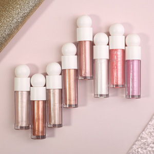 Iluminador líquido vegano orgánico personalizable MLM, 8 tonos, multiusos para ojos, labios y mejillas, maquillaje hidratante e iluminador - Product Image 3