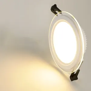 COB & SMD פאנל זכוכית אור יציקת אלומיניום דיור באיכות הגבוהה ביותר בשוק 5W 6W 9W 12W 18W 24W 30W עיצוב תבנית משלו