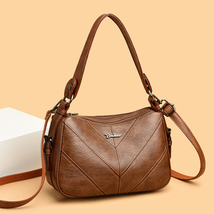 New High Quality Women Messenger Bags for Women Pu Leather Handbags Crossbody Bags Ladies Designer Shoulder Bags <b>Tote</b> Top-handle - Product Image 1