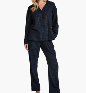 Vêtements <span class=keywords><strong>de</strong></span> nuit en coton <span class=keywords><strong>pour</strong></span> femmes, vêtements <span class=keywords><strong>de</strong></span> détente à carreaux brossés, <span class=keywords><strong>pantalon</strong></span> à manches longues, pyjama en flanelle <span class=keywords><strong>pour</strong></span> femmes, <span class=keywords><strong>ensemble</strong></span> long, vêtements personnalisés <span class=keywords><strong>pour</strong></span> femmes, ensembles <span class=keywords><strong>pour</strong></span> femmes - Product Image 1