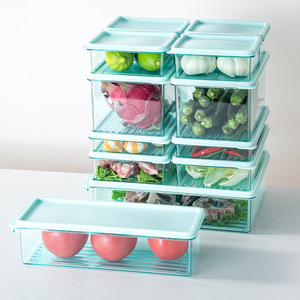 <b>Refrigerator</b> Food Storage <b>Containers</b> Rectangle Clip On Lid Airtight For Fruits Vegetables Meat Kitchen Use - Product Image 4