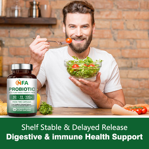 Factory Prices Probiotic Capsules with Plant Based Prebiotic Fiber Supplements Support Digestive Health Capsules - Product Image 4