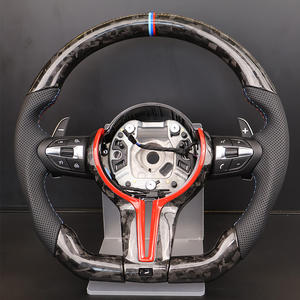 Volante Deportivo de Fibra de Carbono Forjado en Oferta para <span class=keywords><strong>BMW</strong></span> Z4 E89 E65 E71 E91 M2 X1 X3 F13 F16 F32 F90 535i <span class=keywords><strong>335i</strong></span> - Product Image 2