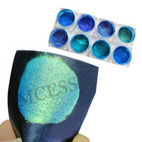 Marque Mcess ÉCHANTILLONS GRATUITS effet de changement de couleur multichrome irisé caméléon changement de couleur pigment perle poudre de mica