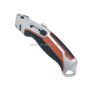 Cuchillo <span class=keywords><strong>de</strong></span> utilidad <span class=keywords><strong>de</strong></span> alta resistencia, hoja <span class=keywords><strong>de</strong></span> cambio rápido y rebote automático con cuchillas <span class=keywords><strong>de</strong></span> almacenamiento, cuchillo <span class=keywords><strong>de</strong></span> techo <span class=keywords><strong>retráctil</strong></span>, cortador <span class=keywords><strong>de</strong></span> corte <span class=keywords><strong>de</strong></span> cartón - Product Image 5