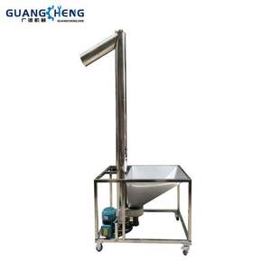 Convoyeur à vis pour sel, système de transport vertical en acier inoxydable SUS304/acier au carbone - Product Image 5