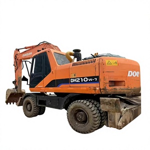 รถขุดล้อยางมือสองจากญี่ปุ่นแท้ รุ่น Doosan DH210W-7 เครื่องจักรก่อสร้างมือสองสำหรับขาย - Product Image 1