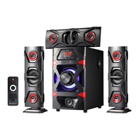 D-1403 Produit tendance Enceinte multimédia son surround HI-FI Basses profondes Audio Hifi Système de cinéma maison 3.1 avec FM Bluetooth