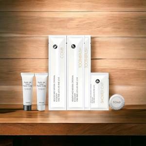Ensemble d'articles de toilette personnalisés pour hôtel avec kit dentaire et dentifrice pour les voyages, logo imprimé pour hôtel et usage domestique - Product Image 1
