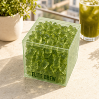 Boîtes à bonbons en plastique PS avec couvercles, transparentes, de qualité alimentaire, sans BPA, étanches, pour chocolats, vente en gros