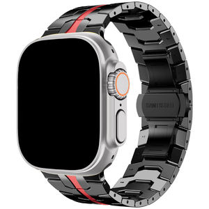 Bracelet de montre en acier inoxydable titane de luxe Upro Premium 49 mm pour Apple Watch série 11 Ultra 3 bracelets - Product Image 6