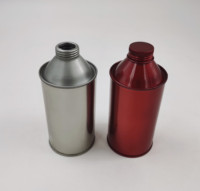 Boîte à whisky en acier inoxydable 304, boîte en métal pour emballage de vin de Vodka, boîte en étain de 350ml