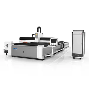 High power exchange table key 1500x3000 ipg metal fiber laser cutting machine 3000w with axis of rotation