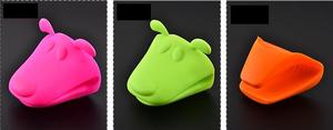 Gants de four en silicone résistants à la chaleur, imprimés motifs animaux, livraison rapide - Conception en deux parties, technologie de moulage, étanches et compatibles lave-vaisselle - Product Image 2