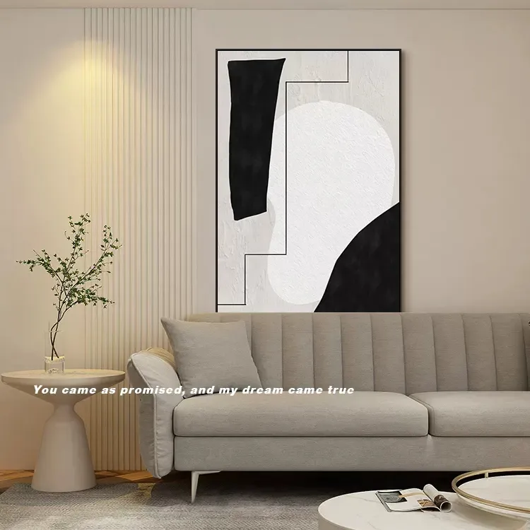 Decoración del hogar enmarcado arte de pared grande abstracto geométrico Hd impresión póster pintura personalizada sobre lienzo