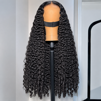 Peluca de Cabello Humano Rizado Birmano al por Mayor, Peluca de Cabello con Cutícula Alineada, Peluca Frontal de Encaje HD 13x6 sin Pegamento de Cabello Humano Virgen