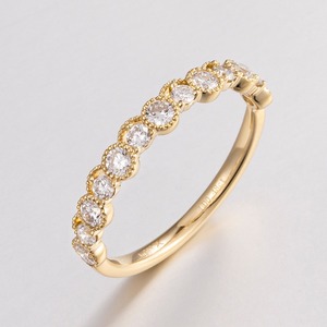 Classic 14K Solid White Gold 0.48ct Round Brilliant Lab Grown Diamond <b>Ring</b> | Round Brilliant Cut Lab Created Diamond Wedding - Product Image 1