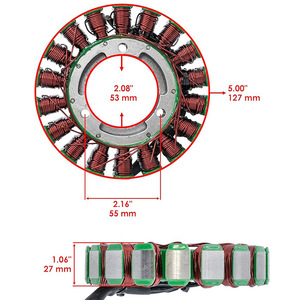 Bobines de stator magnéto Suzuki Motors 32101-31G00 32101-31G01 – Essentielles pour des systèmes électriques et d'allumage de moto efficaces - Product Image 1