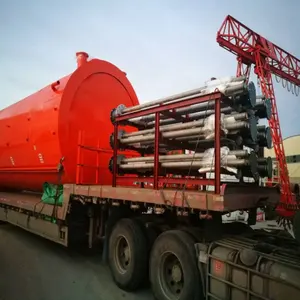 Grand réservoir d'asphalte pour machines de construction de fours à huile à conduction thermique au mazout