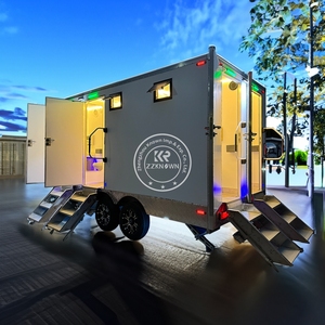 Toilets Restrooms and Mobile Portable Restroom Vip Luxury Wc Bathroom <b>Trailer</b> with Shower Chemical Toilet - Product Image 1