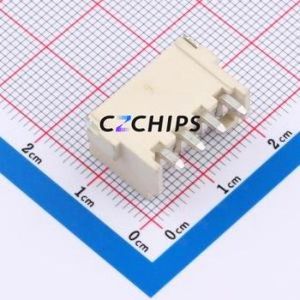 WAFER-VH3.96-4PWT-W1-P Wire-to-Board Pin Header SMD,P=3.96mm,Horizontal Mount Connector 1x4P 3.96mm Horizontal Mount 4P - Product Image 2