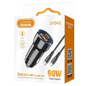 Jokade Car Charger 90W USB C Power <b>Adapter</b> With Cable For Fast Charging - Product Image 4