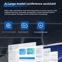 Pantalla Interactiva LCD 4K de 65 Pulgadas BOE, con 20 Puntos Táctiles, para Conferencias y como Pizarra Digital, Todo en Uno para Reuniones Empresariales