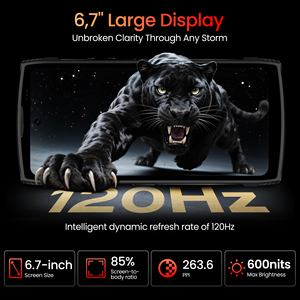 هاتف LAGENIO Panther2 الجديد بنظام أندرويد 15، ذاكرة 12 جيجابايت + 128 جيجابايت، شبكة الجيل الرابع، شاشة 6.7 بوصة، بطارية 5150 مللي أمبير، شحن سريع 18 واط، هاتف متين مثالي للتخييم في الهواء الطلق - Product Image 2