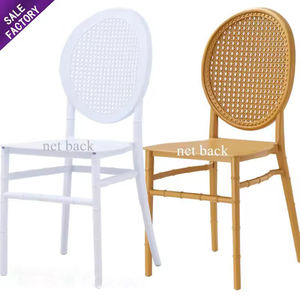 Sillas Doradas de Lujo Apilables para Salón de Banquetes, Sillas Doradas de Alta Gama para Eventos de Boda a Precio Económico - Product Image 1