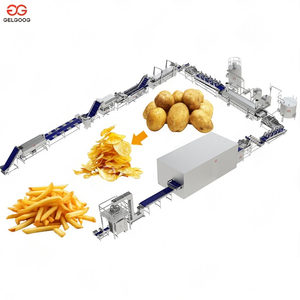 Ligne de production professionnelle de frites industrielles, machine à frire les frites, ligne de production semi-automatique de frites de pommes de terre fraîches - Product Image 3