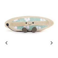 Planche de surf en peluche de style Jelly, version haute qualité, 9 cm, ultra douce, motif floral, avec base lestée, série été