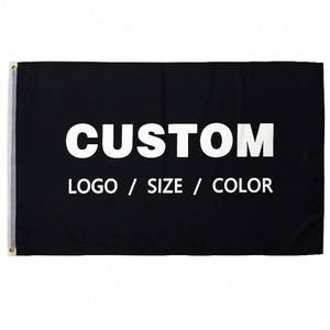 Banderas con Logotipo Impreso Personalizado a Precio de Mayoreo, Grandes Banderas Publicitarias para Exteriores para Eventos Promocionales - Product Image 1