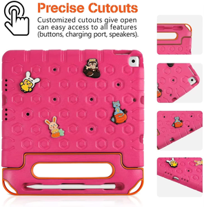 Funda Protectora para iPad Pro de la Serie HGD A1133-2102, Fabricada con Botones de Espuma EVA Ecológica, con Soporte para Lápiz, para Niños - Product Image 2