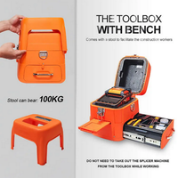 Signal Fire AI-9 Fiber Fusion Splicer Six Motor Automatic High Precision Splicing 5-inch TFT Display for FTTH/FTTX