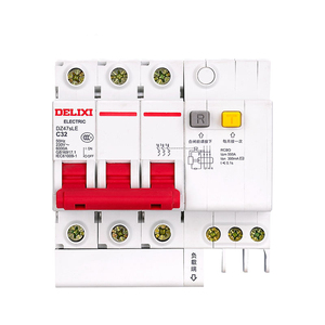 DELIXI тепловой магнитный Электрический RCCB автоматический выключатель 1P + N 2P 3P 4P - Product Image 1