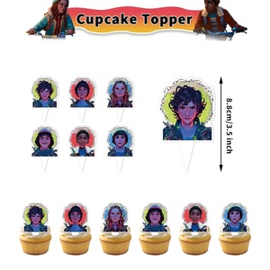Kit de Décorations d'Anniversaire Thème Stranger Things 1985 : Bannière Laboratoire Hawkins, Décoration de Gâteau, Ballons, Kit Fête Upside Down - Product Image 6